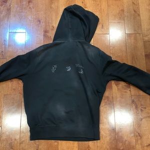 OFF WHITE BLK HOODIE